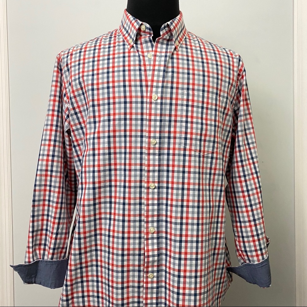 Mason James Long Sleeve Button Down Shirt Large